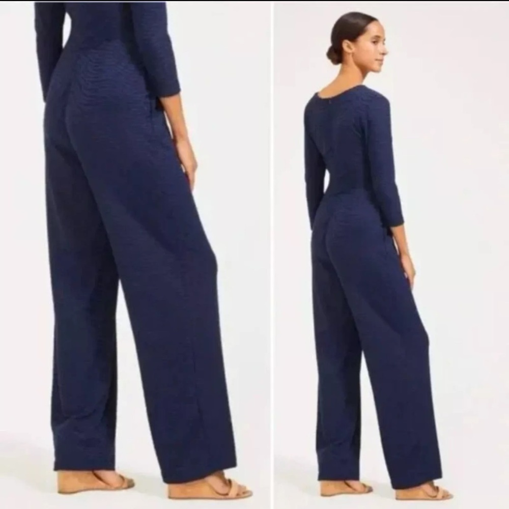 J. McLaughlin Greta Wide Leg Jumpsuit - Navy‎ Small